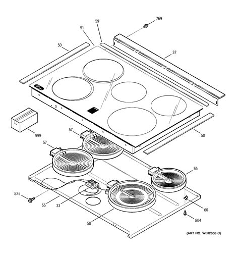 wiring old electric cooktop